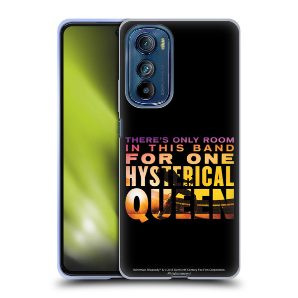 Queen Bohemian Rhapsody Hysterical Quote Soft Gel Case for Motorola Edge 30