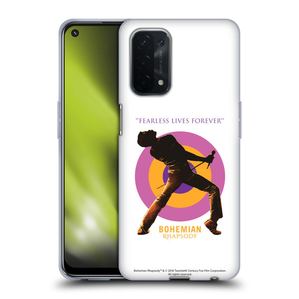 Queen Bohemian Rhapsody Fearless Lives Forever Soft Gel Case for OPPO A54 5G