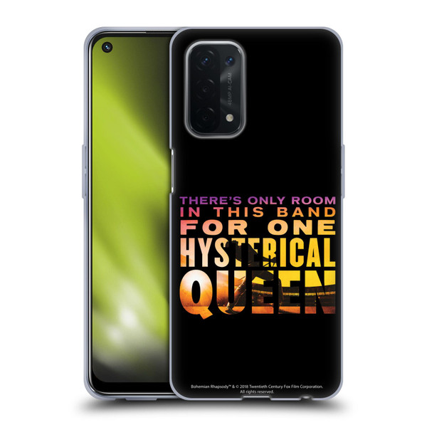 Queen Bohemian Rhapsody Hysterical Quote Soft Gel Case for OPPO A54 5G