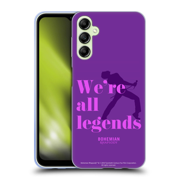 Queen Bohemian Rhapsody Legends Soft Gel Case for Samsung Galaxy A14 5G