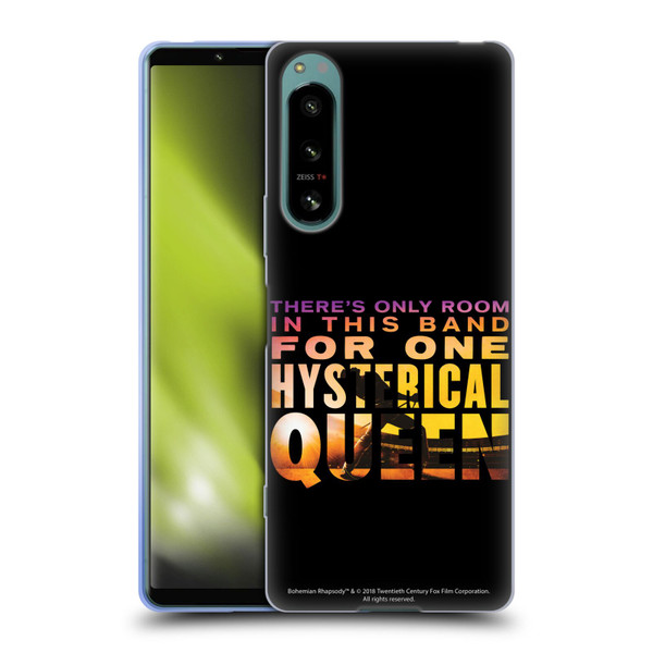 Queen Bohemian Rhapsody Hysterical Quote Soft Gel Case for Sony Xperia 5 IV