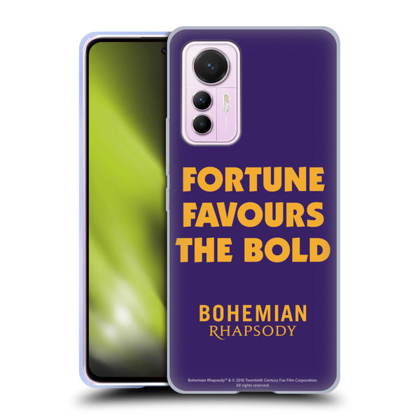 Queen Bohemian Rhapsody Fortune Quote Soft Gel Case for Xiaomi 12 Lite