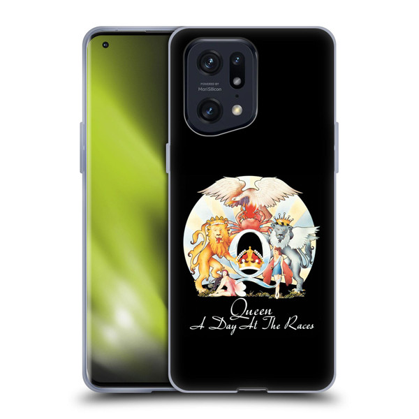 Queen Key Art A Day At The Races Soft Gel Case for OPPO Find X5 Pro