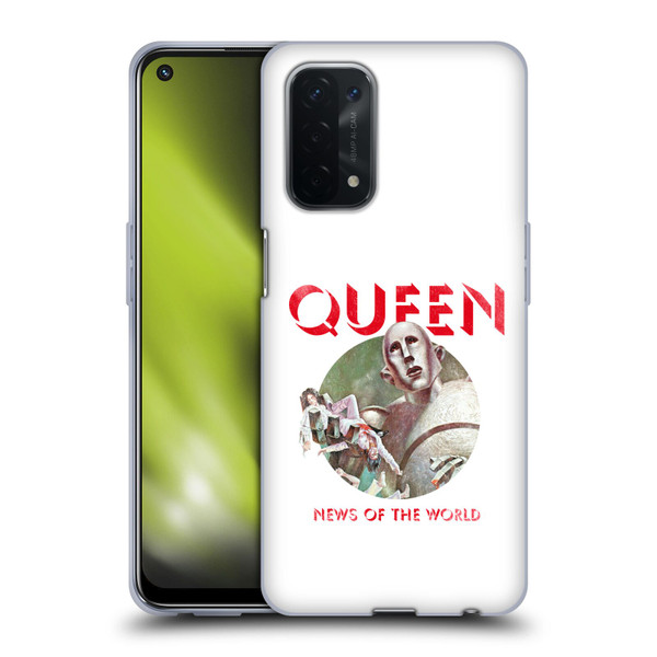 Queen Key Art News Of The World Soft Gel Case for OPPO A54 5G