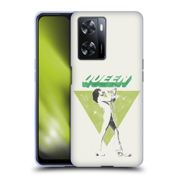 Queen Key Art Freddie Mercury Soft Gel Case for OPPO A57s