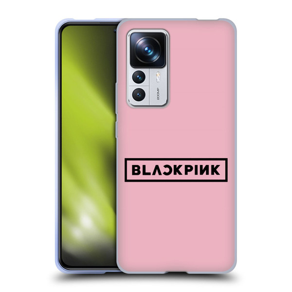 Blackpink The Album Black Logo Soft Gel Case for Xiaomi 12T Pro
