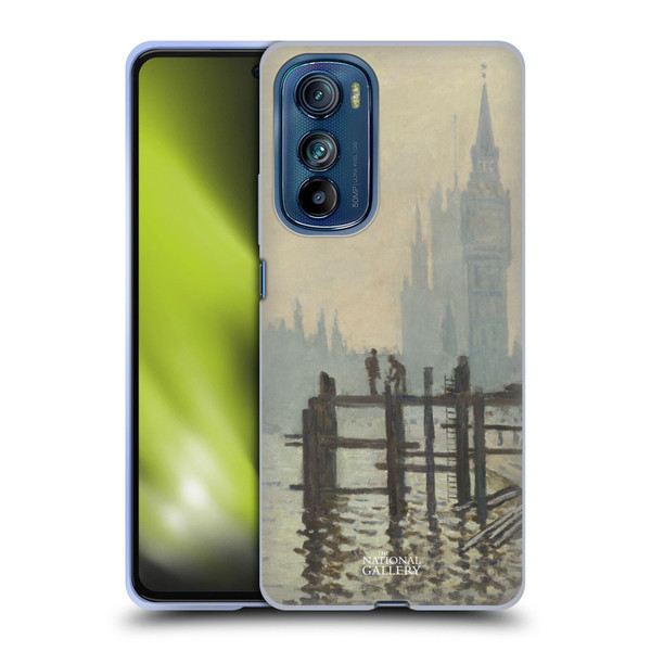 The National Gallery Art Monet Thames Soft Gel Case for Motorola Edge 30