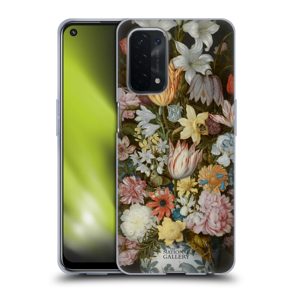 The National Gallery Art A Still Life Of Flowers In A Wan-Li Vase Soft Gel Case for OPPO A54 5G