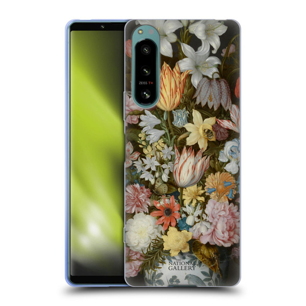 The National Gallery Art A Still Life Of Flowers In A Wan-Li Vase Soft Gel Case for Sony Xperia 5 IV