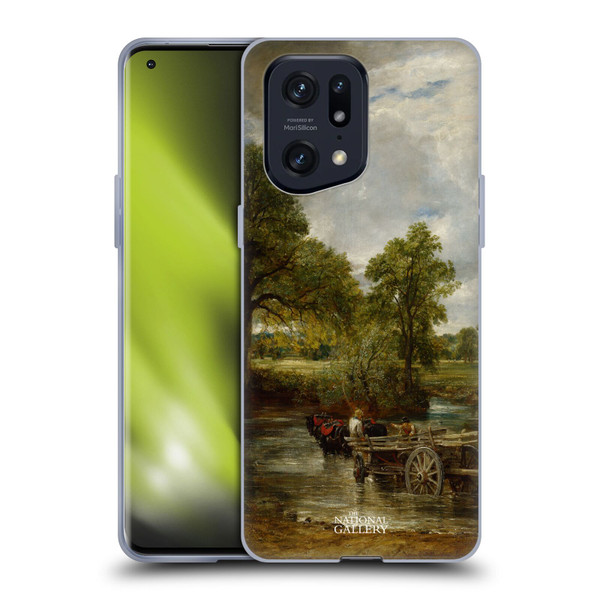 The National Gallery Nature The Hay Wain Soft Gel Case for OPPO Find X5 Pro