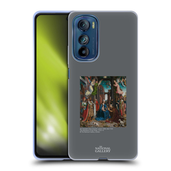 The National Gallery Religious & Mythological The Adoration Of The Kings Soft Gel Case for Motorola Edge 30
