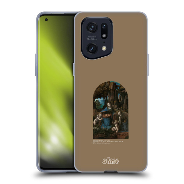 The National Gallery Religious & Mythological The Virgin Of The Rocks Soft Gel Case for OPPO Find X5 Pro
