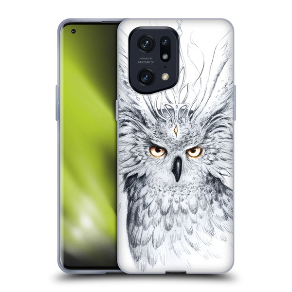 Jonas "JoJoesArt" Jödicke Wildlife Owl Soft Gel Case for OPPO Find X5 Pro