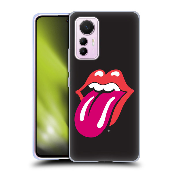 The Rolling Stones Graphics Pink Tongue Soft Gel Case for Xiaomi 12 Lite