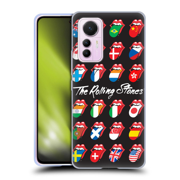 The Rolling Stones Licks Collection Flag Poster Soft Gel Case for Xiaomi 12 Lite
