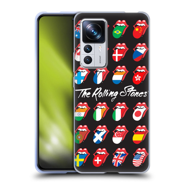 The Rolling Stones Licks Collection Flag Poster Soft Gel Case for Xiaomi 12T Pro