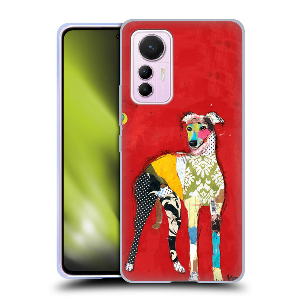 Michel Keck Dogs 2 Greyhound Soft Gel Case for Xiaomi 12 Lite