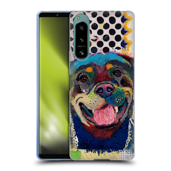 Michel Keck Dogs Rottweiler Soft Gel Case for Sony Xperia 5 IV
