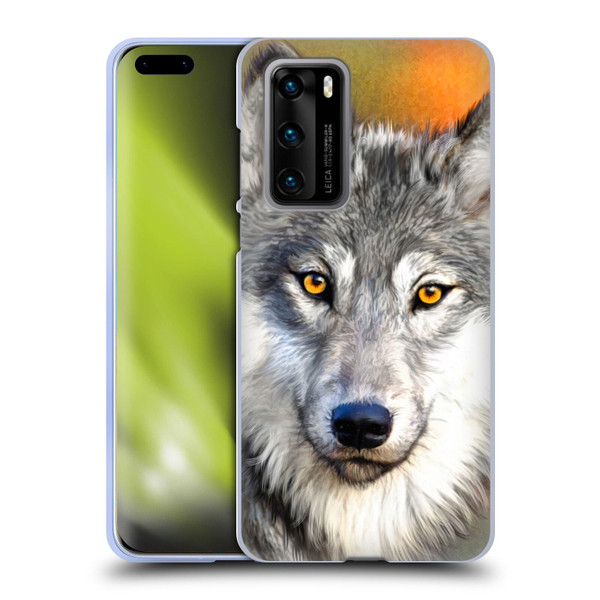 Aimee Stewart Animals Autumn Wolf Soft Gel Case for Huawei P40 5G