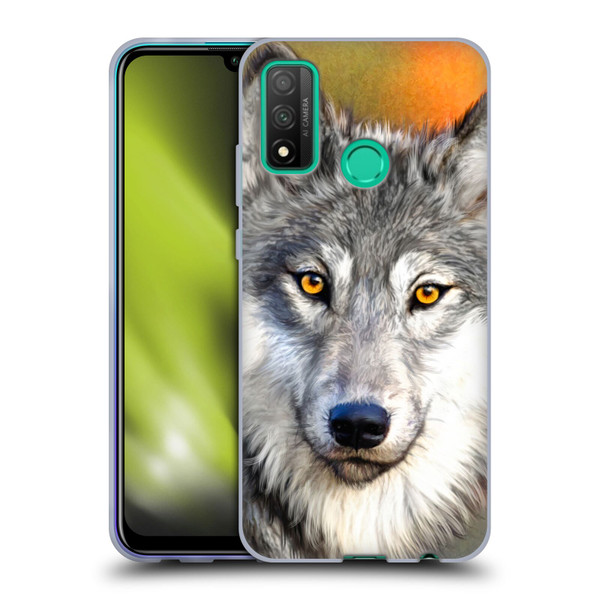Aimee Stewart Animals Autumn Wolf Soft Gel Case for Huawei P Smart (2020)