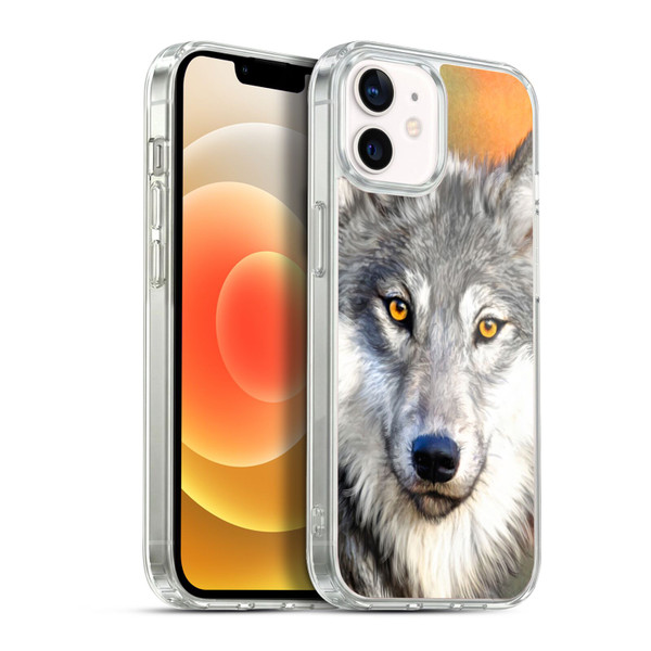 Aimee Stewart Animals Autumn Wolf Soft Gel Case for Apple iPhone 12 / iPhone 12 Pro & MagSafe