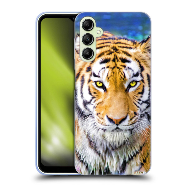 Aimee Stewart Animals Tiger and Lily Soft Gel Case for Samsung Galaxy A14 5G
