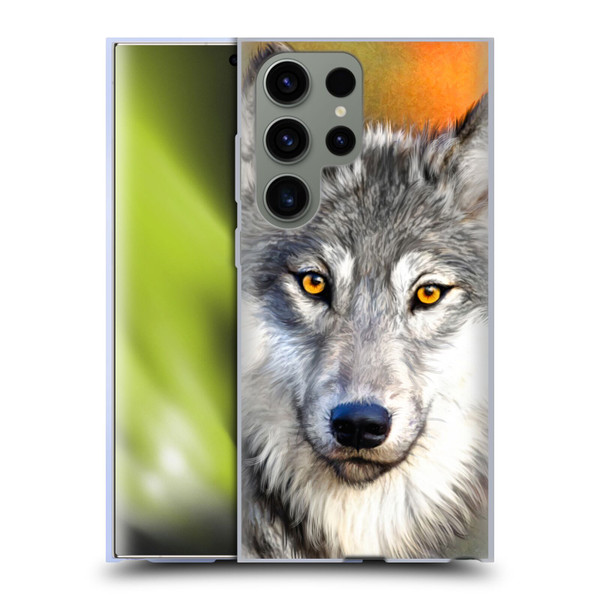 Aimee Stewart Animals Autumn Wolf Soft Gel Case for Samsung Galaxy S23 Ultra 5G