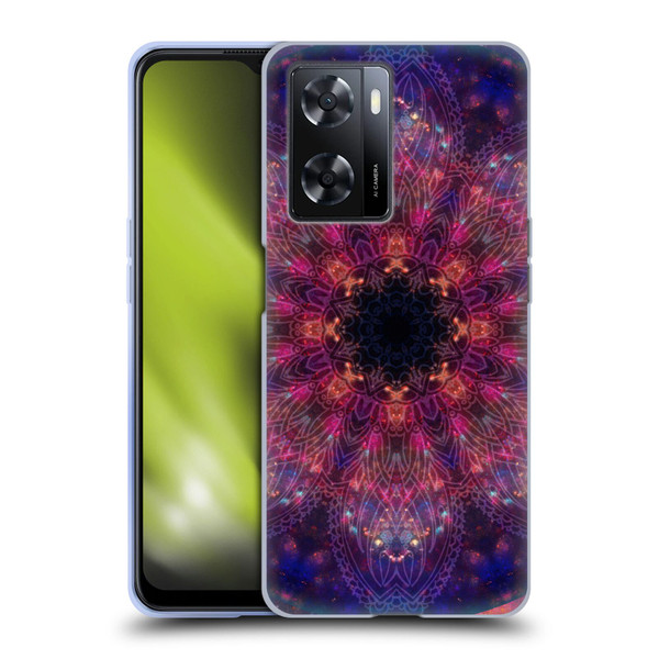 Aimee Stewart Mandala Doodle Flower Soft Gel Case for OPPO A57s