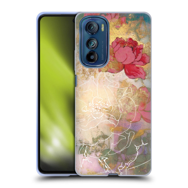 Aimee Stewart Smokey Floral Midsummer Soft Gel Case for Motorola Edge 30