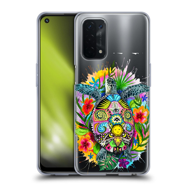 Pixie Cold Animals Turtle Life Soft Gel Case for OPPO A54 5G