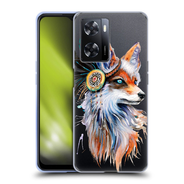 Pixie Cold Animals Fox Soft Gel Case for OPPO A57s