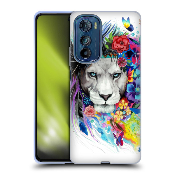 Pixie Cold Cats King Of The Lions Soft Gel Case for Motorola Edge 30