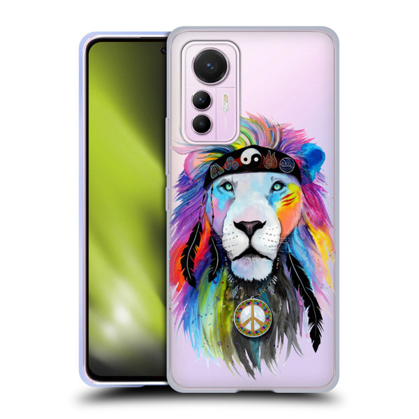 Pixie Cold Cats Hippy Lion Soft Gel Case for Xiaomi 12 Lite