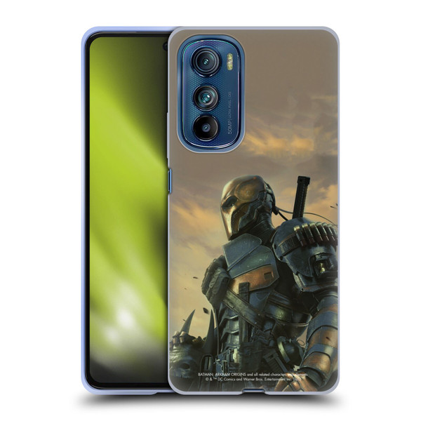 Batman Arkham Origins Key Art Deathstroke 2 Soft Gel Case for Motorola Edge 30