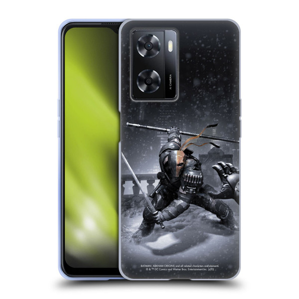 Batman Arkham Origins Key Art Deathstroke Soft Gel Case for OPPO A57s
