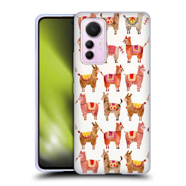 Cat Coquillette Animals Alpacas Soft Gel Case for Xiaomi 12 Lite