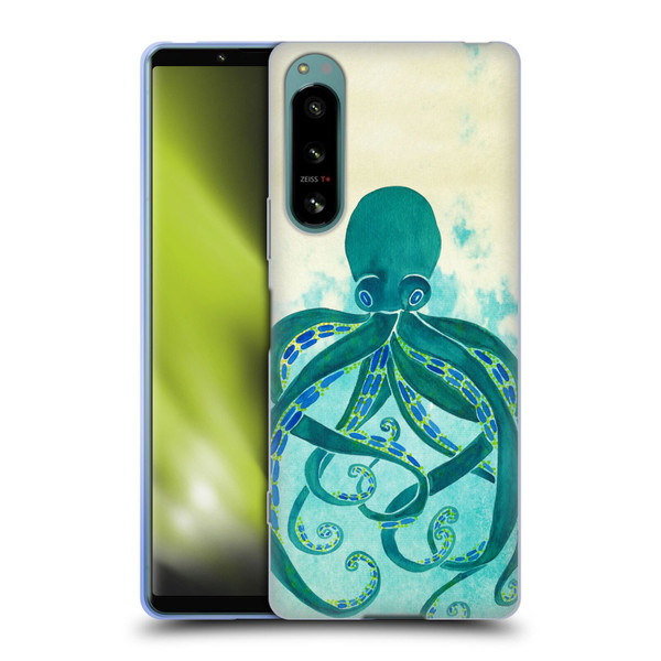 Cat Coquillette Sea Octopus Soft Gel Case for Sony Xperia 5 IV