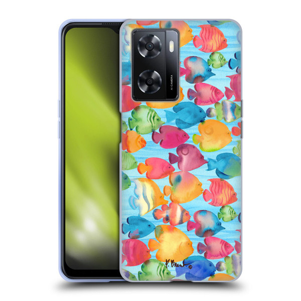 Paul Brent Coastal Tropical Fish School Soft Gel Case for OPPO A57s