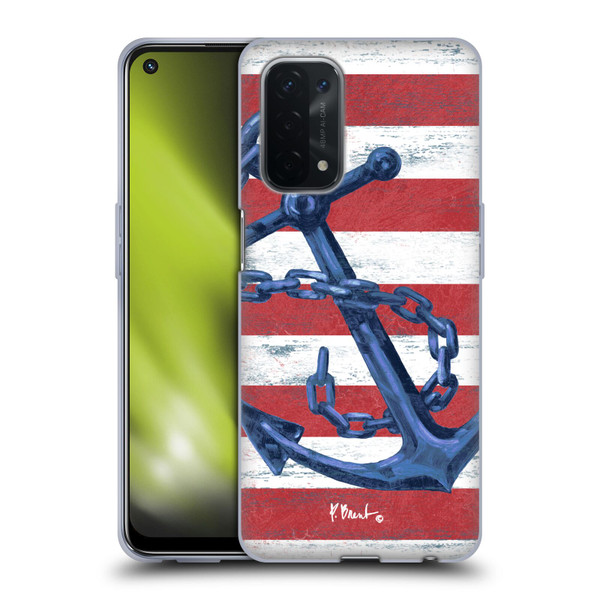 Paul Brent Nautical Westerly Anchor Soft Gel Case for OPPO A54 5G