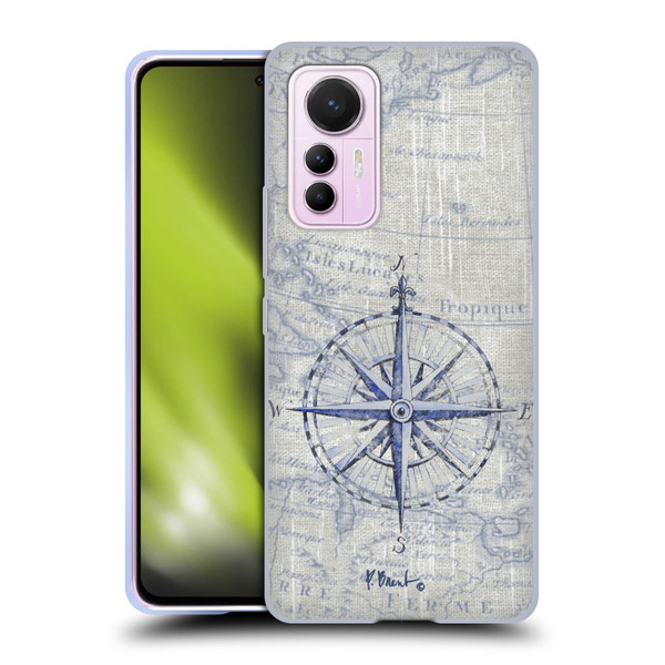 Paul Brent Nautical Vintage Compass Soft Gel Case for Xiaomi 12 Lite