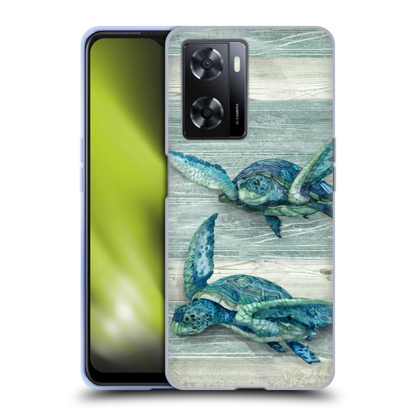 Paul Brent Sea Creatures Turtle Soft Gel Case for OPPO A57s