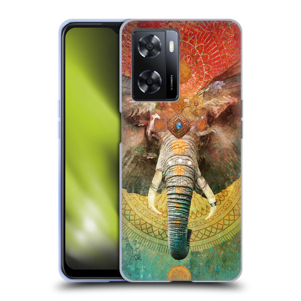 Jena DellaGrottaglia Animals Elephant Soft Gel Case for OPPO A57s
