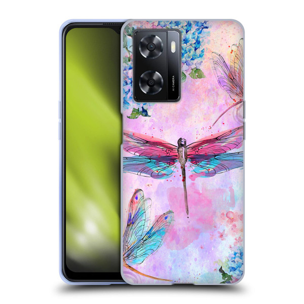 Jena DellaGrottaglia Insects Dragonflies Soft Gel Case for OPPO A57s