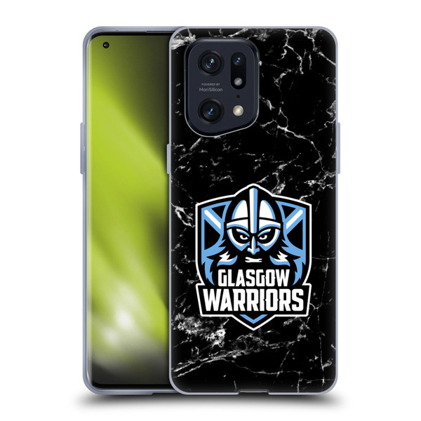Glasgow Warriors Logo 2 Marble Soft Gel Case for OPPO Find X5 Pro