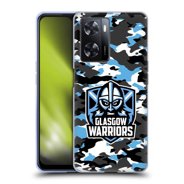 Glasgow Warriors Logo 2 Camouflage Soft Gel Case for OPPO A57s