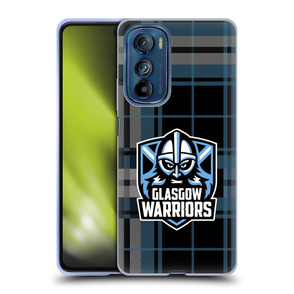 Glasgow Warriors Logo Tartan Soft Gel Case for Motorola Edge 30