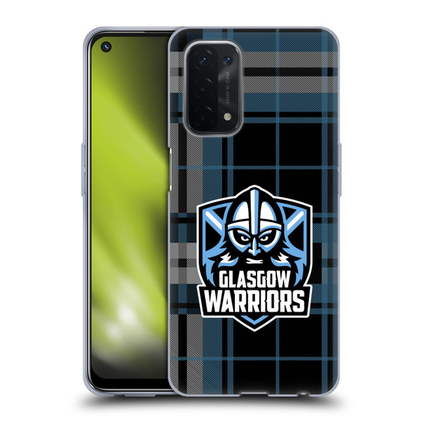 Glasgow Warriors Logo Tartan Soft Gel Case for OPPO A54 5G