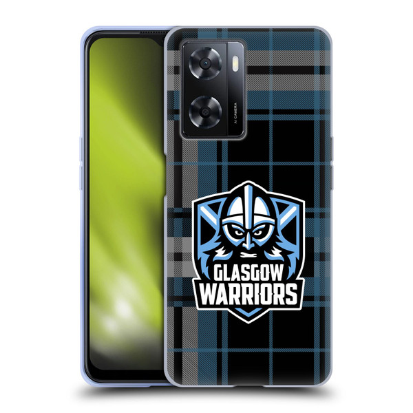 Glasgow Warriors Logo Tartan Soft Gel Case for OPPO A57s