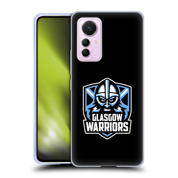 Glasgow Warriors Logo Plain Black Soft Gel Case for Xiaomi 12 Lite