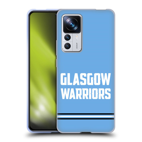 Glasgow Warriors Logo Text Type Blue Soft Gel Case for Xiaomi 12T Pro